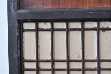 アンティーク建具　古民家スタイルや和モダンインテリアに映える障子帯戸1枚　(R-085416)