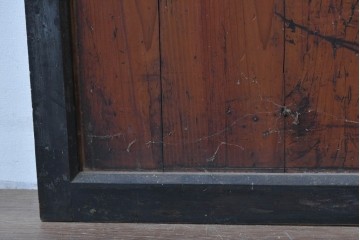 アンティーク建具　古民家スタイルや和モダンインテリアに映える障子帯戸1枚　(R-085416)