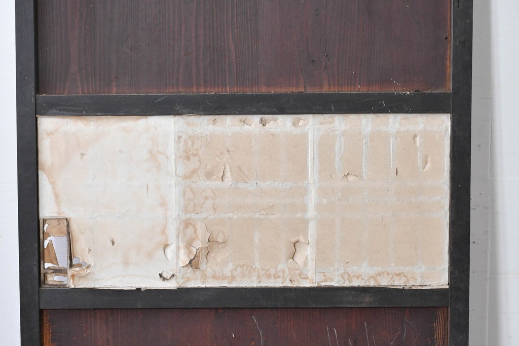 アンティーク建具　古民家スタイルや和モダンインテリアに映える障子帯戸1枚　(R-085416)