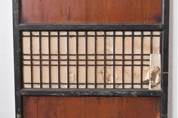 アンティーク建具　古民家スタイルや和モダンインテリアに映える障子帯戸1枚　(R-085416)