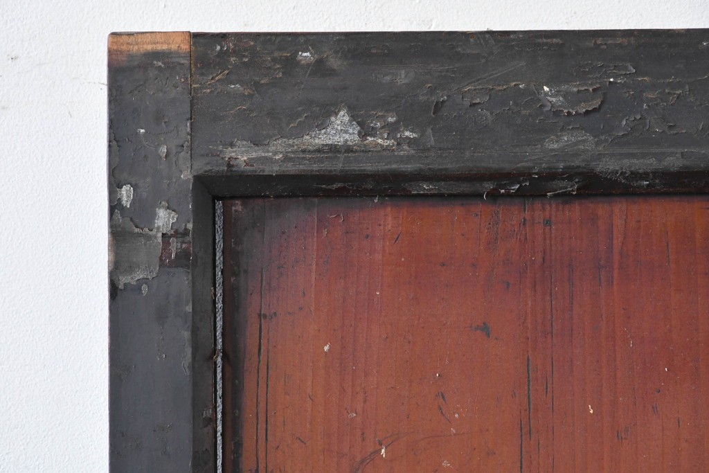 アンティーク建具　古民家スタイルや和モダンインテリアに映える障子帯戸1枚　(R-085416)