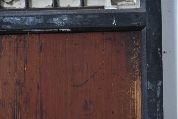 アンティーク建具　古民家スタイルや和モダンインテリアに映える障子帯戸1枚　(R-085416)