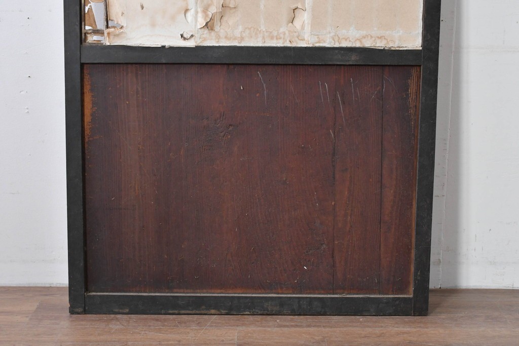 アンティーク建具　古民家スタイルや和モダンインテリアに映える障子帯戸1枚　(R-085416)