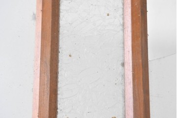 アンティーク建具　大正ロマン　型板ガラスを組み込んだ引き戸1枚　(R-085418)