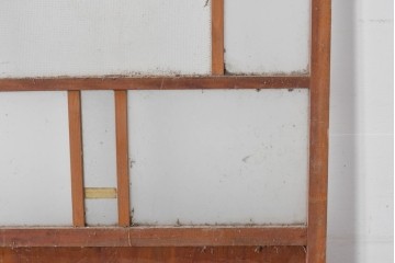 アンティーク建具　大正ロマン　型板ガラスを組み込んだ引き戸1枚　(R-085418)