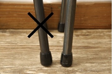 ラフジュ工房オリジナル　シンプルながらも素材感が引き立つハイスツール　(R-085419)