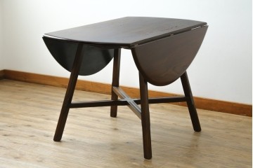 イギリスヴィンテージ　アーコール(ERCOL)　シンプルで機能性の良いバタフライテーブル　(R-085424)