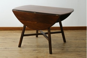 イギリスヴィンテージ　アーコール(ERCOL)　シンプルで機能性の良いバタフライテーブル　(R-085424)