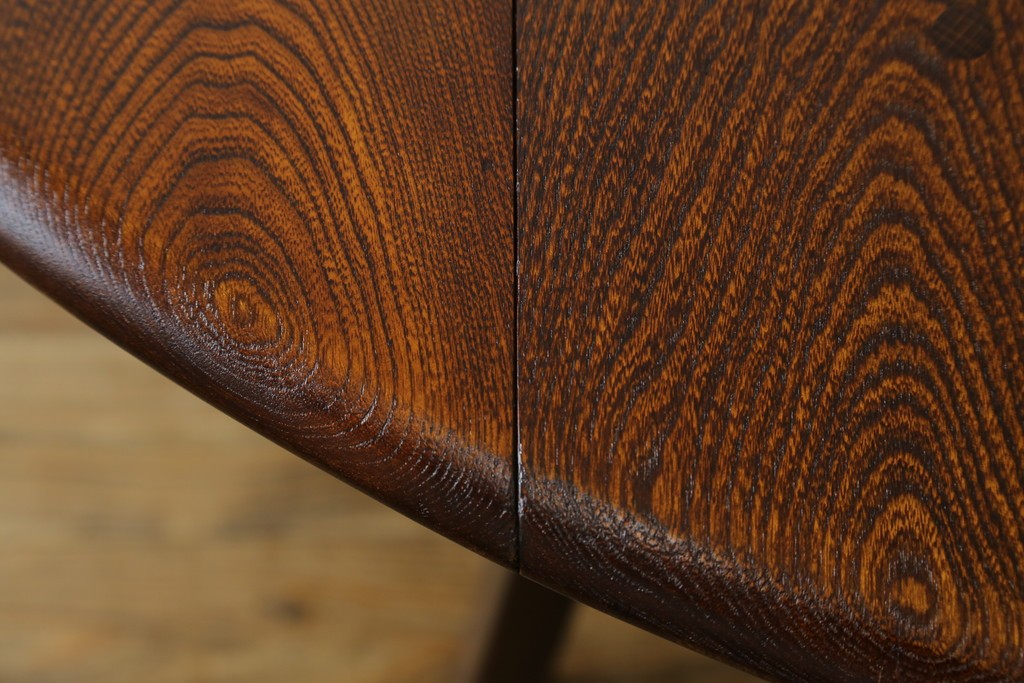 イギリスヴィンテージ　アーコール(ERCOL)　シンプルで機能性の良いバタフライテーブル　(R-085424)