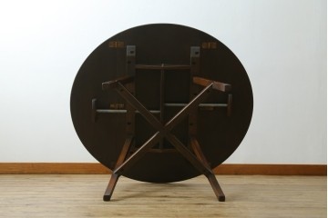 イギリスヴィンテージ　アーコール(ERCOL)　シンプルで機能性の良いバタフライテーブル　(R-085424)