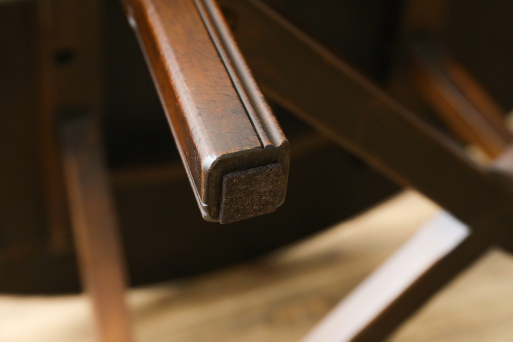 イギリスヴィンテージ　アーコール(ERCOL)　シンプルで機能性の良いバタフライテーブル　(R-085424)