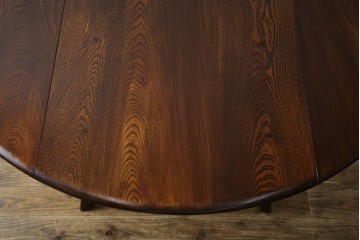 イギリスヴィンテージ　アーコール(ERCOL)　シンプルで機能性の良いバタフライテーブル　(R-085424)