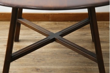 イギリスヴィンテージ　アーコール(ERCOL)　シンプルで機能性の良いバタフライテーブル　(R-085424)