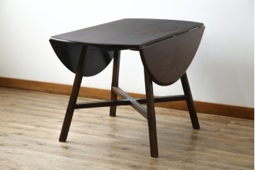 イギリスヴィンテージ　アーコール(ERCOL)　シンプルで機能性の良いバタフライテーブル　(R-085424)