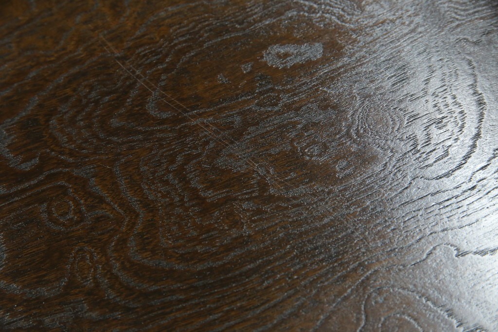 中古　美品　良品　国産　職人手作り品　前面格子戸の水屋箪笥食器棚　定価推定約25万円以上　(R-085425)