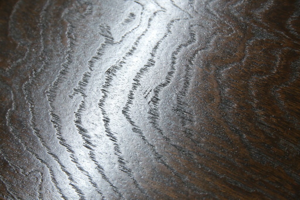 中古　美品　良品　国産　職人手作り品　前面格子戸の水屋箪笥食器棚　定価推定約25万円以上　(R-085425)