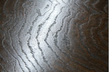 中古　美品　良品　国産　職人手作り品　前面格子戸の水屋箪笥食器棚　定価推定約25万円以上　(R-085425)