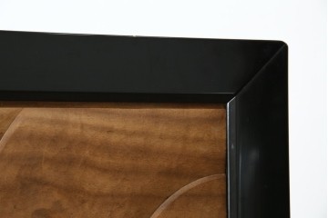 和製ヴィンテージ　井波彫刻　在銘作家物　新規制作で250万円以上相当の逸品!!　時代物の龍虎図衝立　(R-085427)