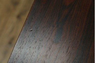 和製ヴィンテージ　美品　山品木工(YAMASHINA)　ローズウッド　上質な木目のスタイリッシュなライティングビューロー　(R-085429)