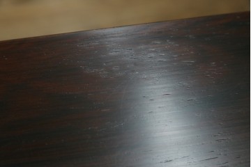 和製ヴィンテージ　美品　山品木工(YAMASHINA)　ローズウッド　上質な木目のスタイリッシュなライティングビューロー　(R-085429)