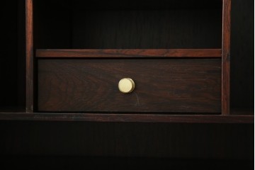 和製ヴィンテージ　美品　山品木工(YAMASHINA)　ローズウッド　上質な木目のスタイリッシュなライティングビューロー　(R-085429)