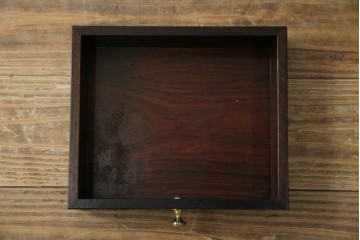 和製ヴィンテージ　美品　山品木工(YAMASHINA)　ローズウッド　上質な木目のスタイリッシュなライティングビューロー　(R-085429)