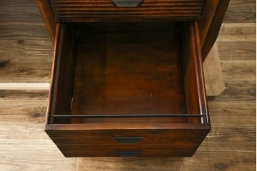 中古　美品　THEODORE ALEXANDER(セオドア・アレキサンダー)　造形美あふれる凝ったデザインの両袖机　定価推定約200万円前後　(R-085430)