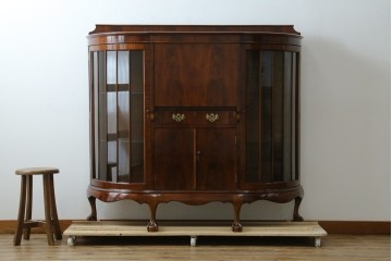 イギリスアンティーク　高級品!!　Lloyd’s Antiques(ロイズアンティークス)　マホガニー材　クラシカルなサイドバイサイドビューローブックケース　(R-085432)