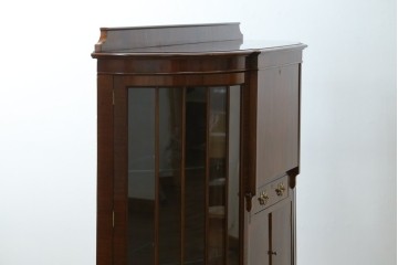 イギリスアンティーク　高級品!!　Lloyd’s Antiques(ロイズアンティークス)　マホガニー材　クラシカルなサイドバイサイドビューローブックケース　(R-085432)