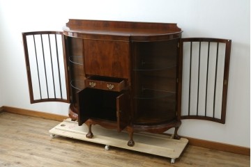 イギリスアンティーク　高級品!!　Lloyd’s Antiques(ロイズアンティークス)　マホガニー材　クラシカルなサイドバイサイドビューローブックケース　(R-085432)