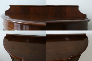 イギリスアンティーク　高級品!!　Lloyd’s Antiques(ロイズアンティークス)　マホガニー材　クラシカルなサイドバイサイドビューローブックケース　(R-085432)