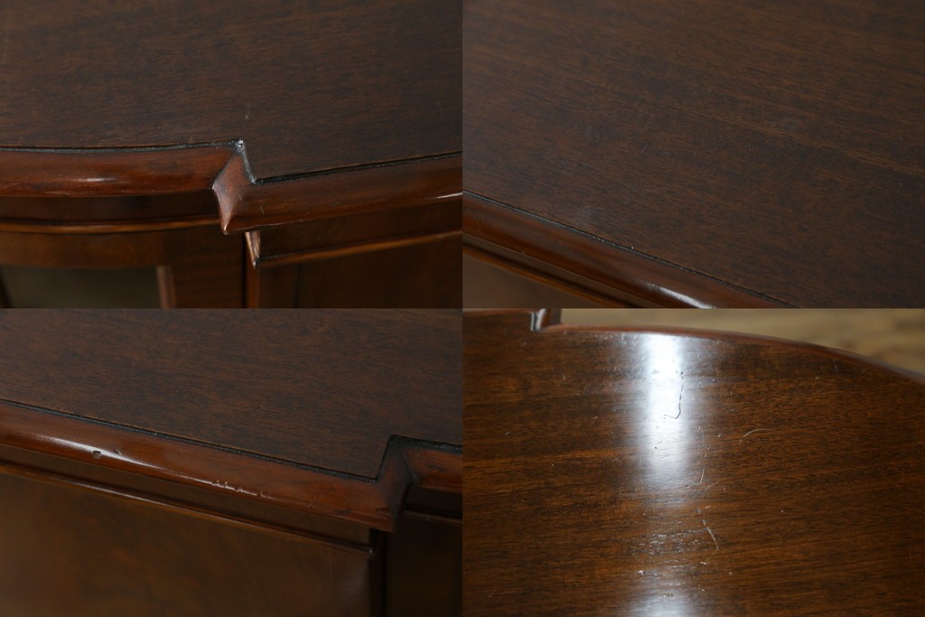 イギリスアンティーク　高級品!!　Lloyd’s Antiques(ロイズアンティークス)　マホガニー材　クラシカルなサイドバイサイドビューローブックケース　(R-085432)