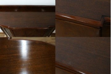 イギリスアンティーク　高級品!!　Lloyd’s Antiques(ロイズアンティークス)　マホガニー材　クラシカルなサイドバイサイドビューローブックケース　(R-085432)