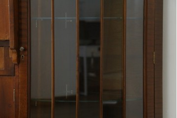 イギリスアンティーク　高級品!!　Lloyd’s Antiques(ロイズアンティークス)　マホガニー材　クラシカルなサイドバイサイドビューローブックケース　(R-085432)