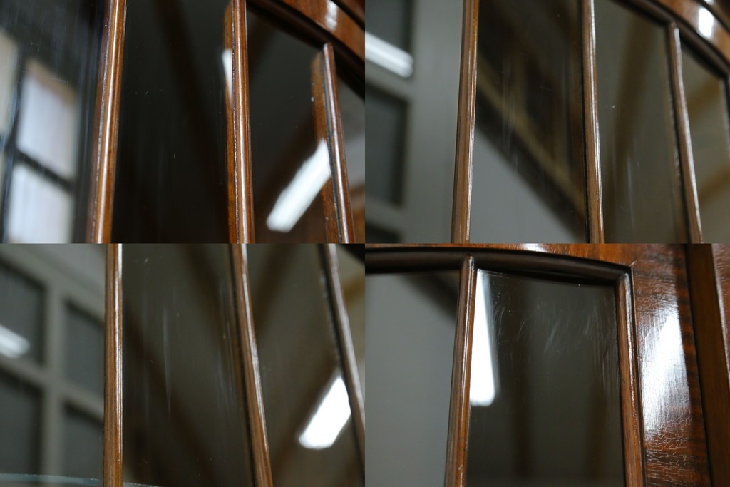 イギリスアンティーク　高級品!!　Lloyd’s Antiques(ロイズアンティークス)　マホガニー材　クラシカルなサイドバイサイドビューローブックケース　(R-085432)