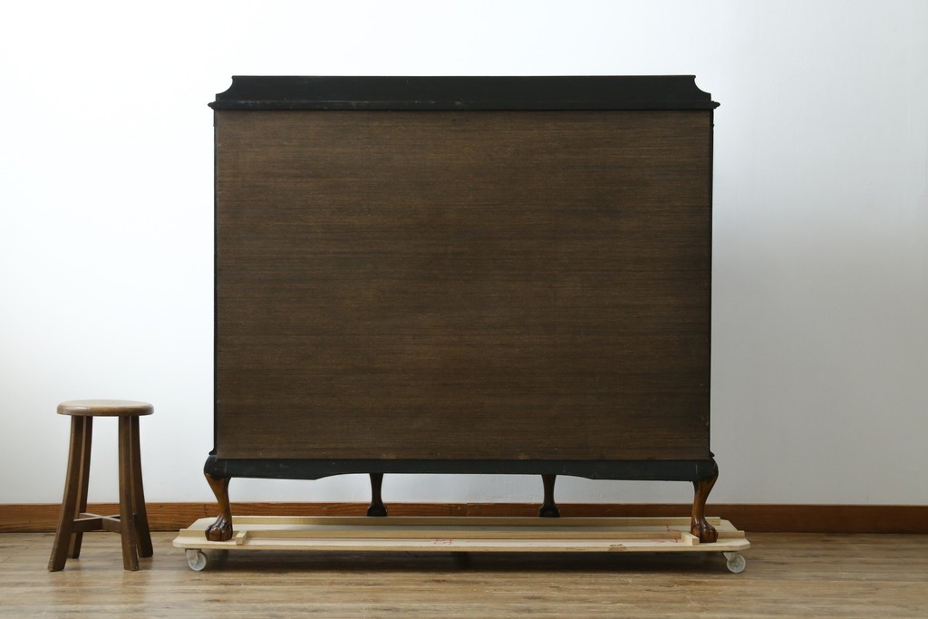 イギリスアンティーク　高級品!!　Lloyd’s Antiques(ロイズアンティークス)　マホガニー材　クラシカルなサイドバイサイドビューローブックケース　(R-085432)