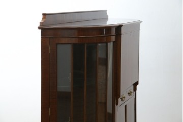 イギリスアンティーク　高級品‼　Lloyd’s Antiques(ロイズアンティークス)　マホガニー材　クラシカルなサイドバイサイドビューローブックケース　(R-085432)