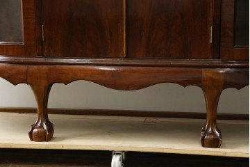 イギリスアンティーク　高級品‼　Lloyd’s Antiques(ロイズアンティークス)　マホガニー材　クラシカルなサイドバイサイドビューローブックケース　(R-085432)