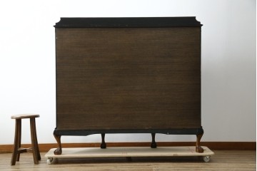 イギリスアンティーク　高級品‼　Lloyd’s Antiques(ロイズアンティークス)　マホガニー材　クラシカルなサイドバイサイドビューローブックケース　(R-085432)