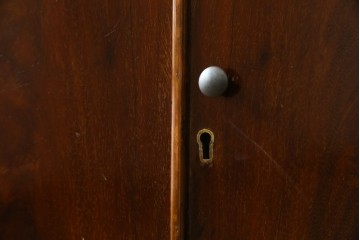 イギリスアンティーク　高級品‼　Lloyd’s Antiques(ロイズアンティークス)　マホガニー材　クラシカルなサイドバイサイドビューローブックケース　(R-085432)