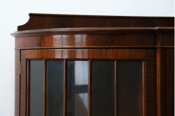 イギリスアンティーク　高級品‼　Lloyd’s Antiques(ロイズアンティークス)　マホガニー材　クラシカルなサイドバイサイドビューローブックケース　(R-085432)