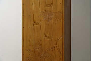 中古　美品　伝統工芸　精緻な日光彫りが圧巻の多段チェスト　(R-085434)