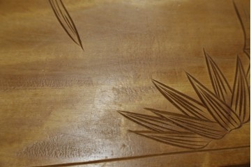 中古　美品　伝統工芸　精緻な日光彫りが圧巻の多段チェスト　(R-085434)