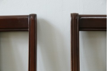 中古　美品　神戸洋家具　メープル不二屋　上品な佇まいが魅力的なダイニングチェア2脚セット　(R-085443)