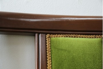 中古　美品　神戸洋家具　メープル不二屋　上品な佇まいが魅力的なダイニングチェア2脚セット　(R-085443)