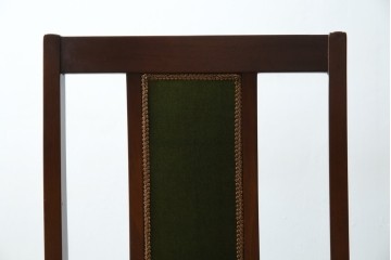 中古　美品　神戸洋家具　メープル不二屋　上品な佇まいが魅力的なダイニングチェア2脚セット　(R-085443)