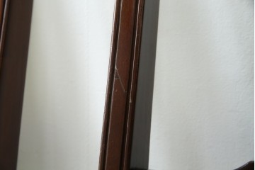 中古　美品　神戸洋家具　メープル不二屋　上品な佇まいが魅力的なダイニングチェア2脚セット　(R-085443)