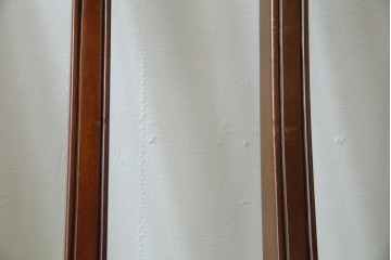 中古　美品　神戸洋家具　メープル不二屋　上品な佇まいが魅力的なダイニングチェア2脚セット　(R-085443)