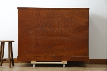 中古　美品　最高級の上手物　仙台民芸箪笥(仙台箪笥)　本漆塗り　重厚な飾り金具が映える衣装箪笥　定価約110万円　(R-085445)