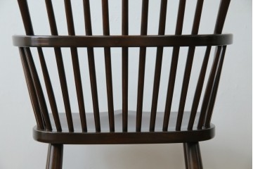 中古　美品　松本民芸家具　509C型　背もたれとアームの曲線が美しいウィンザーチェア　定価約17万円　(R-085447)